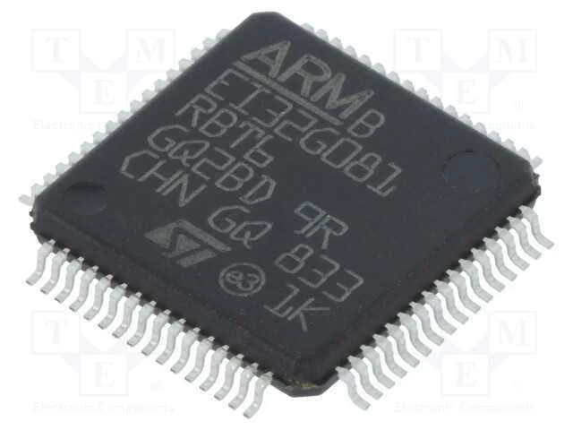 IC: microcontrolador ARM, 64MHz, LQFP64, 1,7&divide;3,6V.