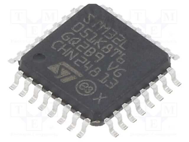 IC: microcontrolador ARM, 32MHz, LQFP32, 1,65&divide;3,6.