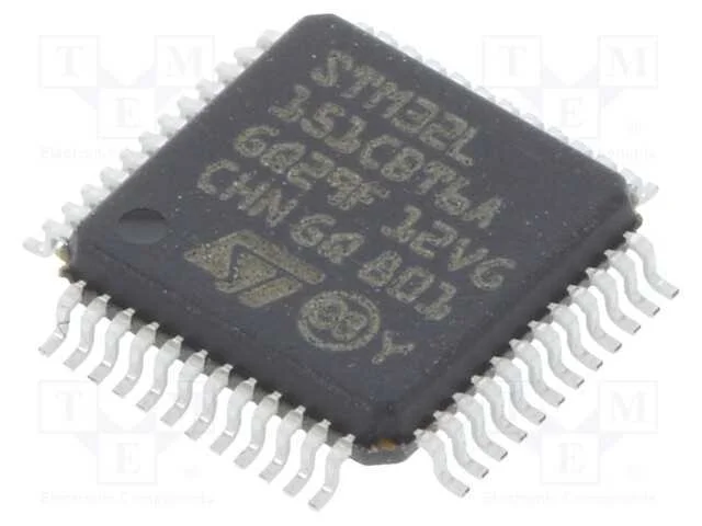IC: microcontrolador ARM, 32MHz, LQFP48, 1,65&divide;3,6.