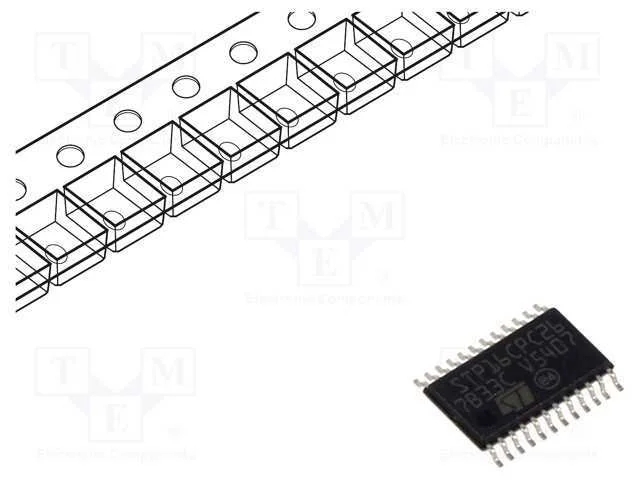 IC: driver, controlador LED, TSSOP24, 5&divide;90mA, 1,3.