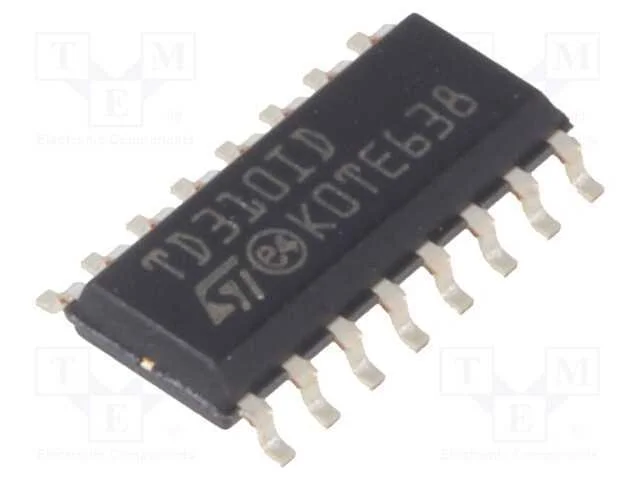 IC: driver, SO16, 600mA, 5V, Ch: 3, Uten: 4&divide;16V