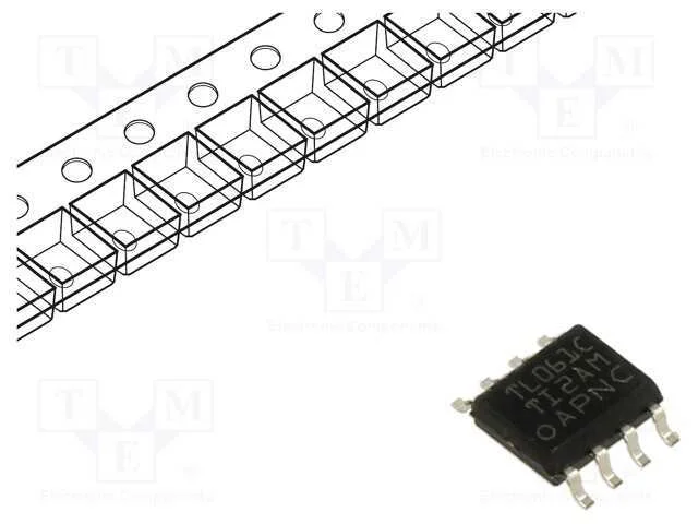 IC: amplificador operacional, 1MHz, Ch: 1, SO8, &plusmn;.