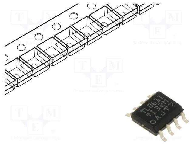 IC: amplificador operacional, 1MHz, Ch: 1, SO8, &plusmn;.