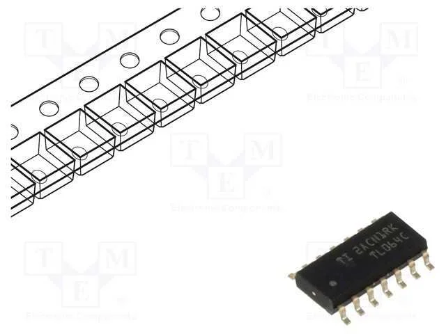 IC: amplificador operacional, 1MHz, Ch: 4, SO14, .