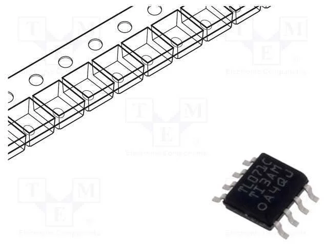 IC: amplificador operacional, 3MHz, Ch: 1, SO8, &plusmn;.