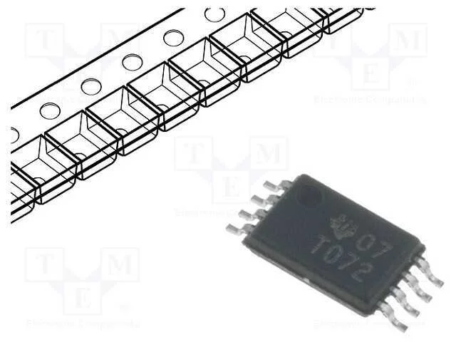 IC: amplificador operacional, 3MHz, Ch: 2, TSSOP8.