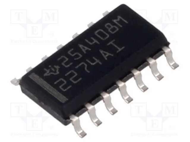 IC: amplificador operacional, 2,2MHz, Ch: 4, SO14.