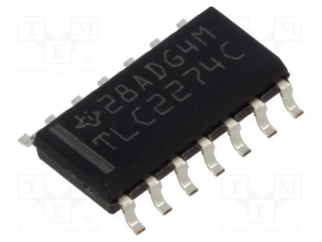 IC: amplificador operacional, 2,2MHz, Ch: 4, SO14.