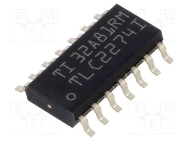 IC: amplificador operacional, 2,2MHz, Ch: 4, SO14.