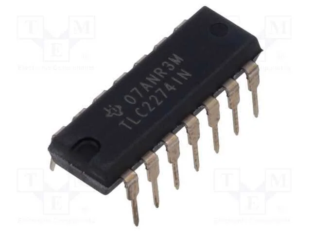 IC: amplificador operacional, 2,2MHz, Ch: 4, DIP1.