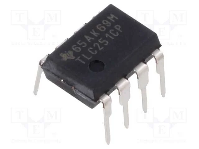 IC: amplificador operacional, 1,7MHz, Ch: 1, DIP8.
