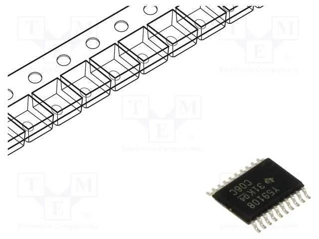 IC: driver, controlador LED, TSSOP20, 17V, Ch: 8,.