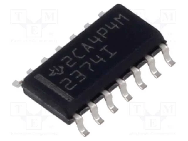 IC: amplificador operacional, 3MHz, Ch: 4, SO14, .