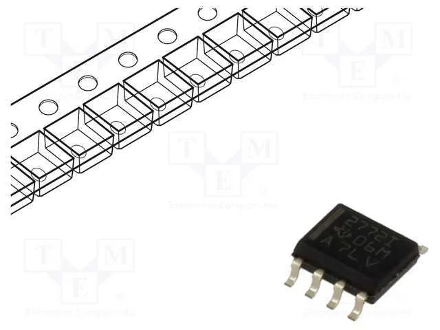 IC: amplificador operacional, 5,1MHz, Ch: 2, SO8,.