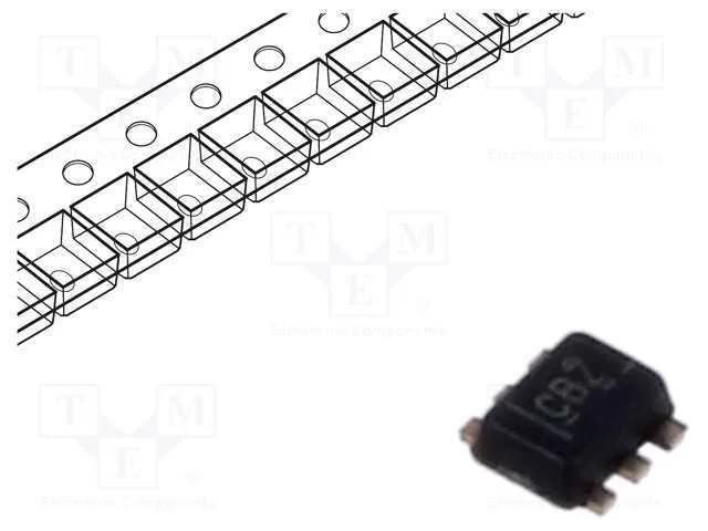 IC: sensor de temperatura, -40&divide;125&deg;C, SOT563, SMD.