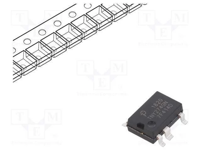 IC: PMIC, AC/DC switcher,controlador SMPS, Uent: .