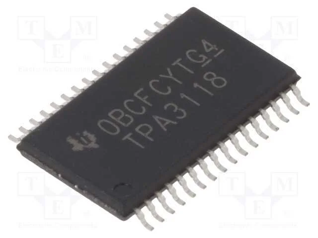 IC: amplificador &aacute;udio, Psai: 60W, 4,5&divide;26VDC, Ch:.