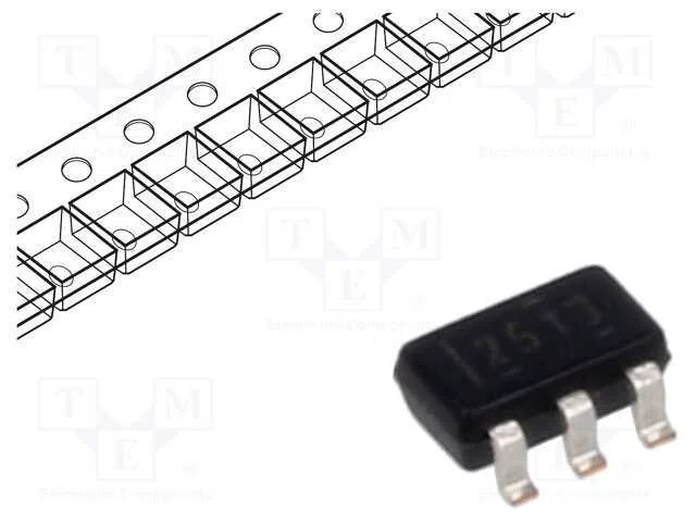 IC: power switch, USB switch, Ch: 2, SMD, SOT23-6.