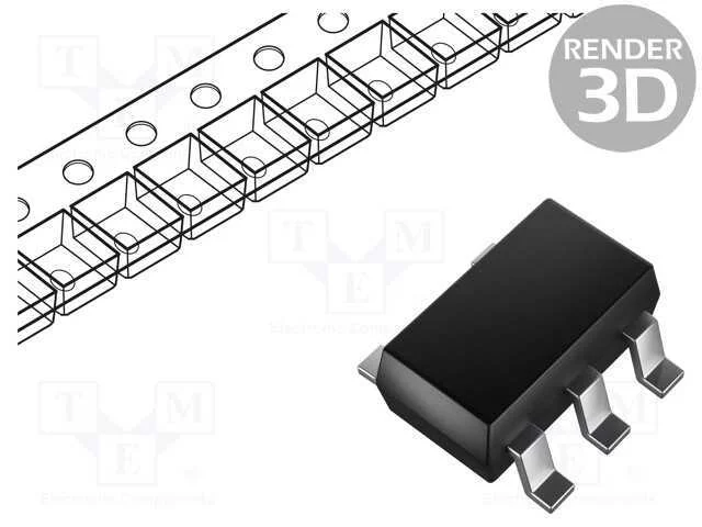 IC: Estabilizador de tens&atilde;o, LDO,linear,n&atilde;o regul.