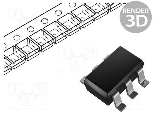 IC: driver, boost, controlador LED, SOT26, 650mA,.