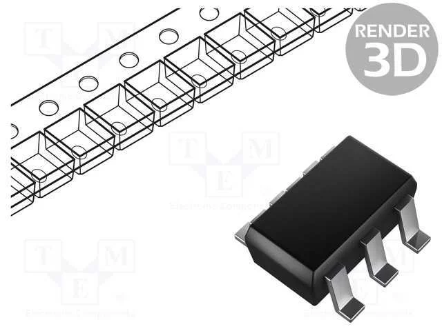 Ic: Comutador Analógico; Multiplexor; Spdt; Ch: 1; Sot23-6