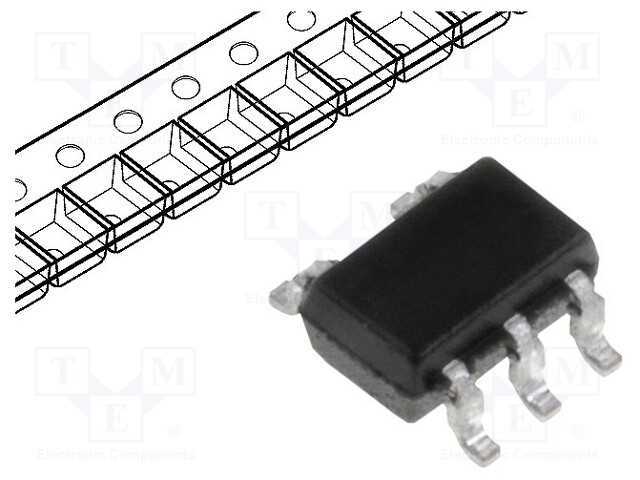Ic: Comutador Analógico; Multiplexor; Spdt; Ch: 1; Sc70-6