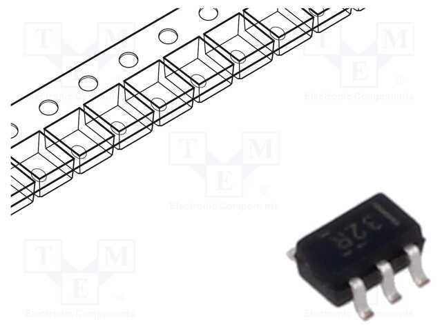 Ic: Comutador Analógico; Demultiplexor,Multiplexor; Spdt; Ch: 1