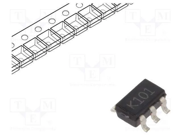 IC: amplificador operacional, 3MHz, Ch: 1, SOT23-.
