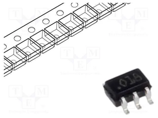 IC: amplificador de medi&ccedil;&atilde;o, 6kHz, Ch: 1, SC70-6,.