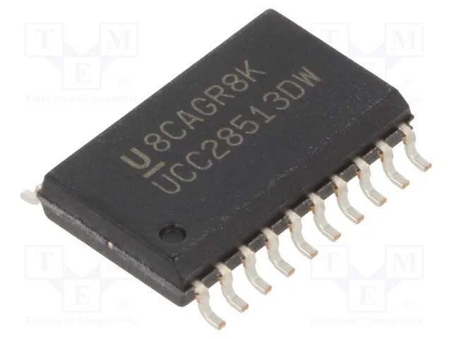 IC: PMIC, controlador PFC,controlador PWM, SO20-W.