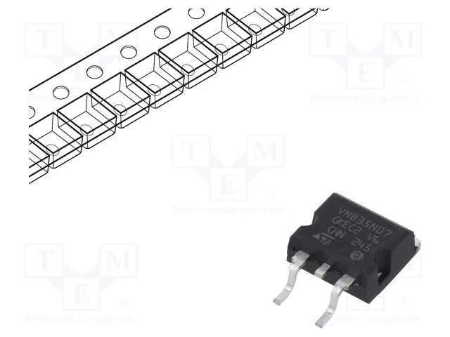 IC: power switch, low-side, 25A, Ch: 1, SMD, D2PAK