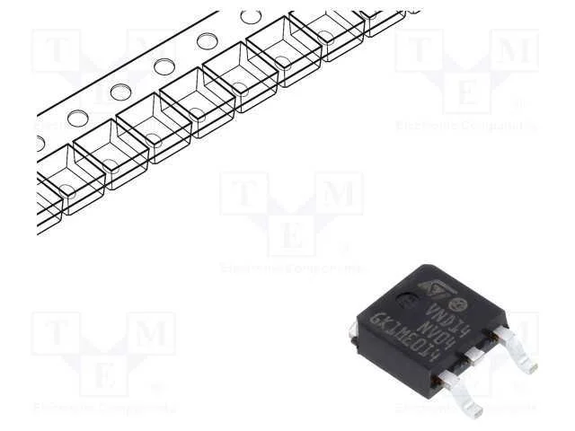 IC: power switch, low-side, 12A, Ch: 1, SMD, DPAK