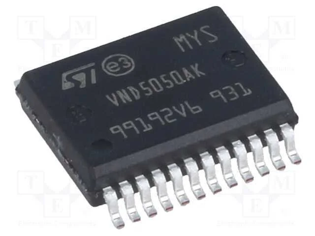 IC: power switch, high-side, 18A, Ch: 2, N-Channe.