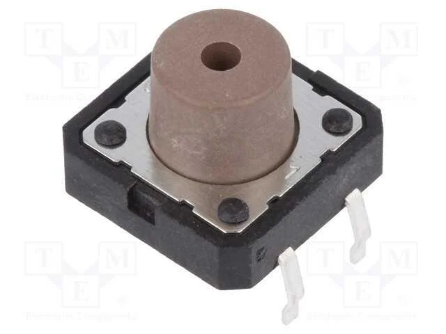 Microinterruptor Tact; Spst; Pos: 2; 0,05a/12vdc; Tht; Não Disp.