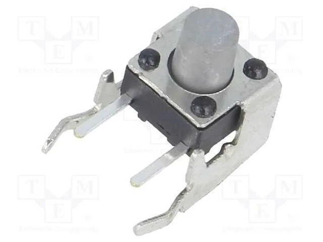 Microinterruptor Tact; Spst-No; Pos: 2; 0,05a/12vdc; Angular,Tht