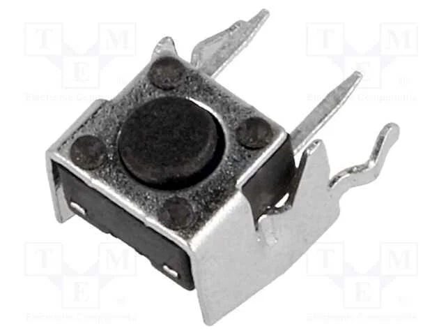 Microinterruptor Tact; Spst-No; Pos: 2; 0,05a/12vdc; Tht; 1,6n