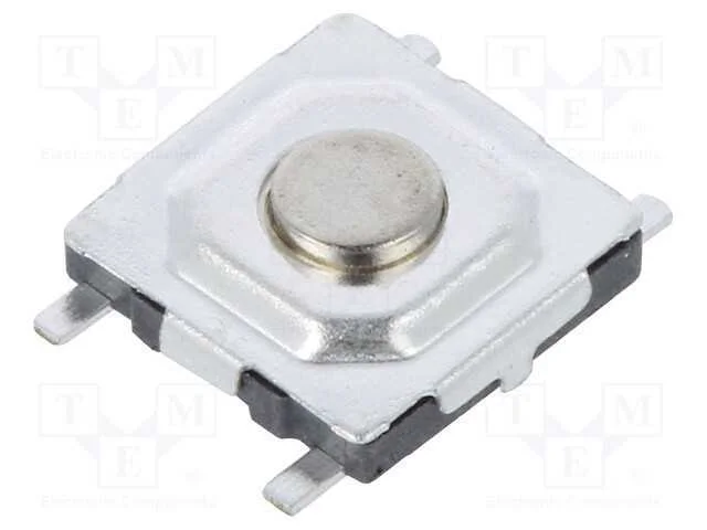 Microinterruptor Tact; Pos: 2; 0,05a/12vdc; Smt; Não Disp; 1,5mm
