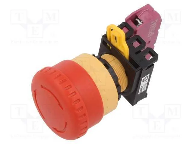 Interruptor: de Segurança; 22mm; Pos.Estáv: 2; Nc; Vermelho; Ip65
