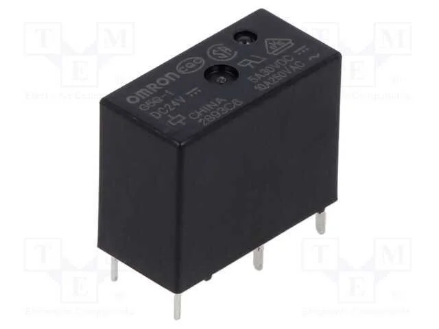 Relé: Eletromagnético; Spdt; Ubobina: 24vdc; Icontactos Max: 10a