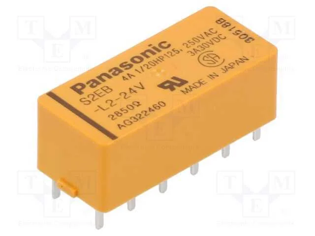 Relé: Eletromagnético; Ubobina: 24vdc; 4a; Max.250vac; Miniatura