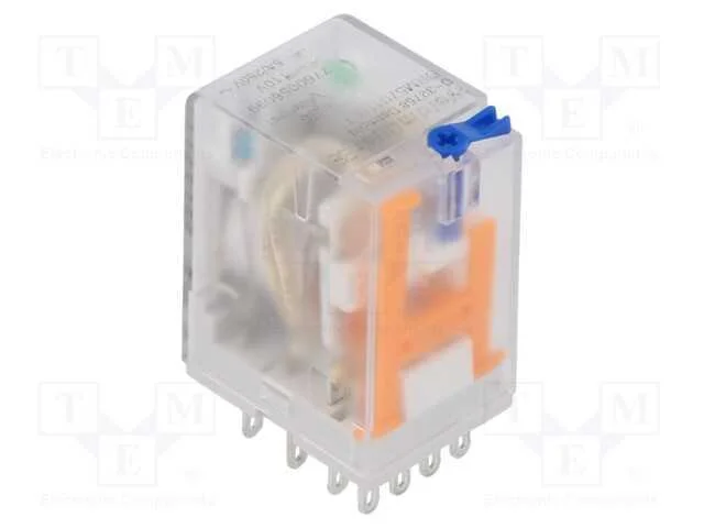 Relé: eletromagnético, 4PDT, 110VDC, Icontactos m.