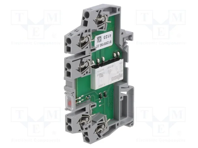 Relé: interface, SPDT, Ubobina: 12VDC, 5A, 5A/250.