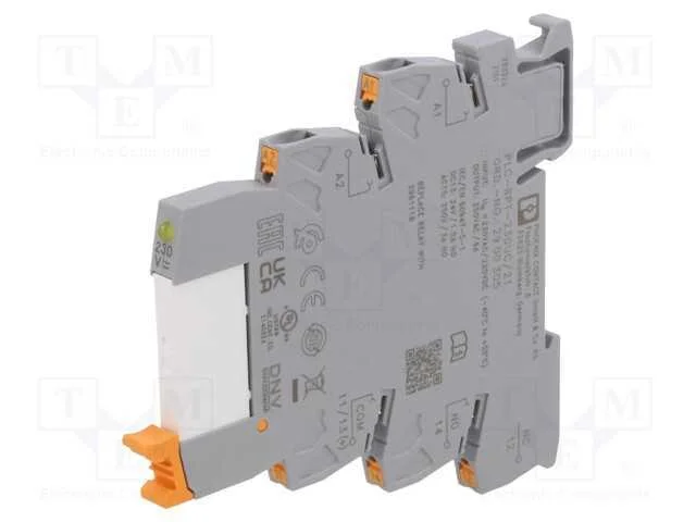 Relé: Interface; Spdt; Ubobina: 230vac; 6a; 6a/250vac; 6a/30vdc