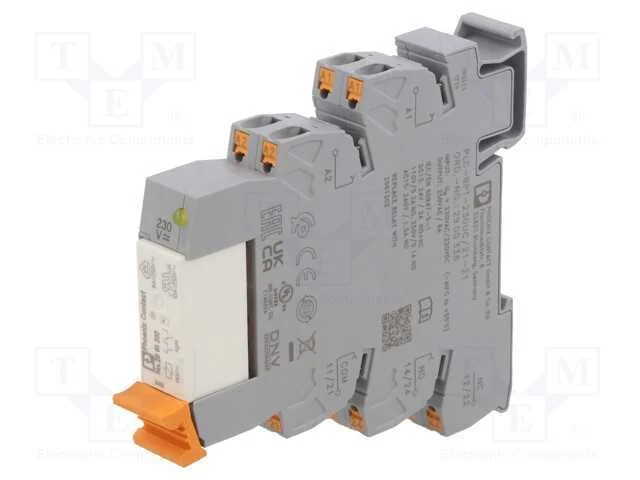 Relé: interface, DPDT, Ubobina: 230VAC, 6A, 6A/25.