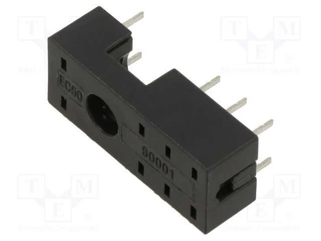 Base, PIN: 8, 12A, 300VAC, PCB, para impressos, -.