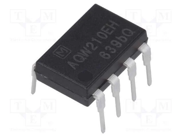 Relé: Semicondutores; Icoma Máx: 3ma; 120ma; Max.350vac; 18o; Dip8