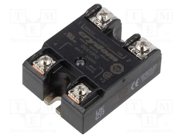 Relé: Semicondutores; Ucoma: 3÷32vdc; 10a; 24÷280vac; -40÷80°c
