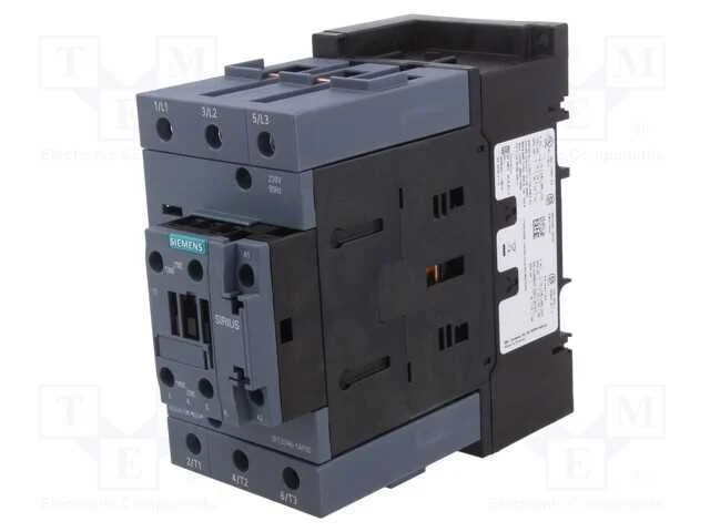 Contator: 3 Polos; No X3; Contatos Auxiliares: No + Nc; 230vac
