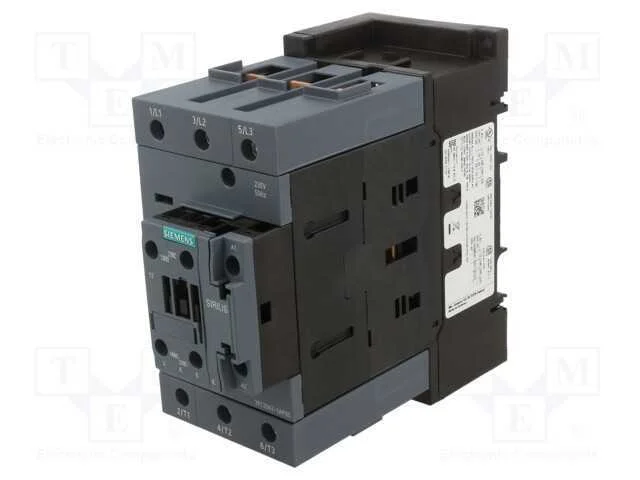 Contator: 3 Polos; No X3; Contatos Auxiliares: No + Nc; 230vac