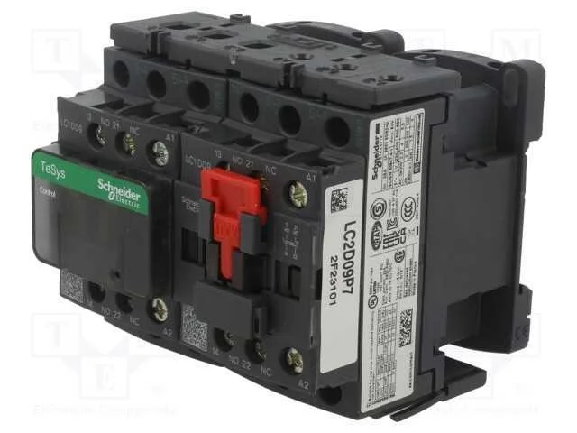 Contator: Reversível de 3 Polos; No X3; 230vac; 9a; Tesys D